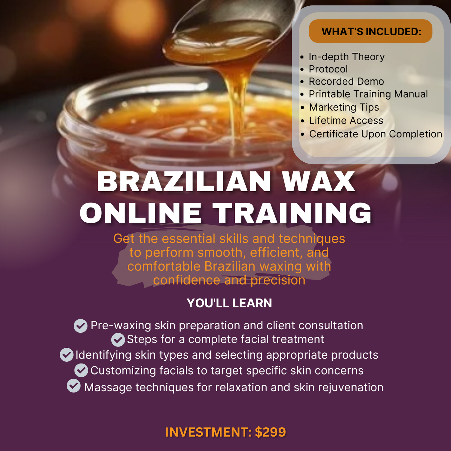 Brazilian Wax Online Course
