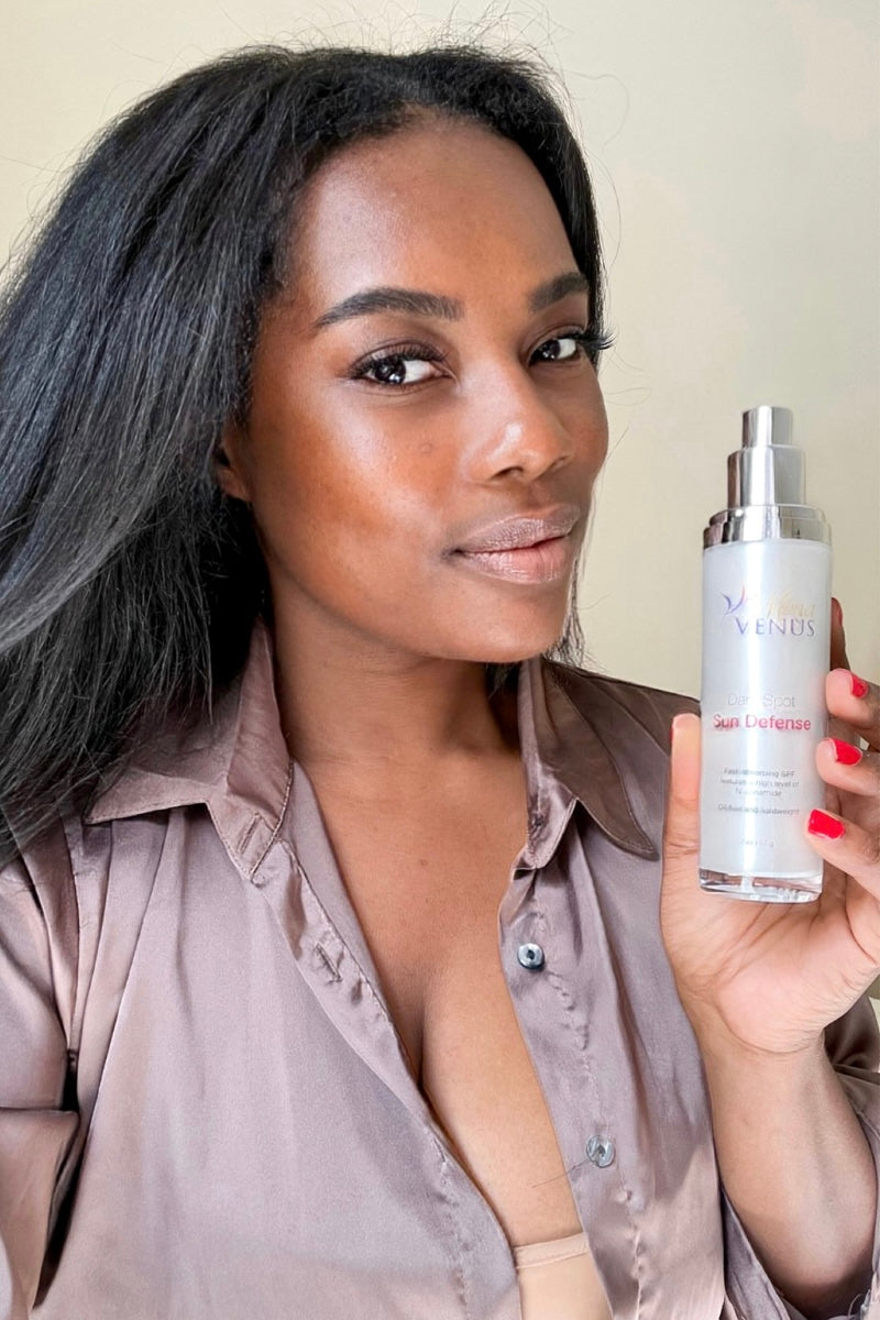 Mona Venus Skin Care Sun screen, black girl spf 45