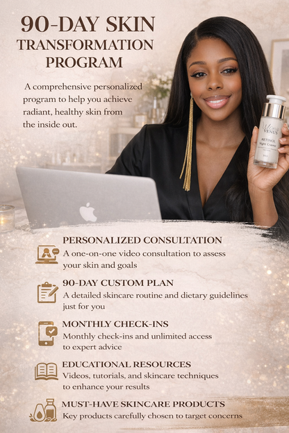 90 Day Virtual Skin Transformation Coaching