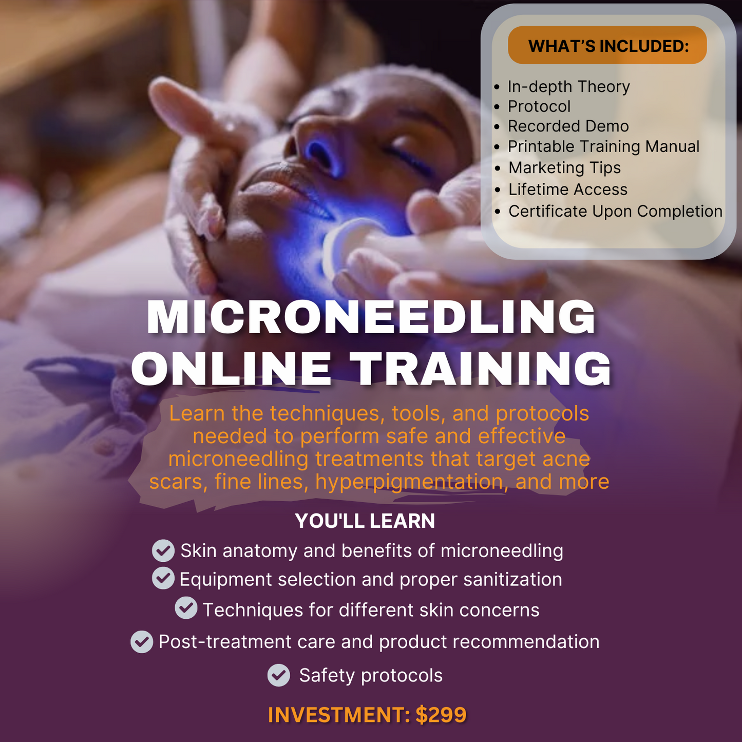 Microneedling Online Course