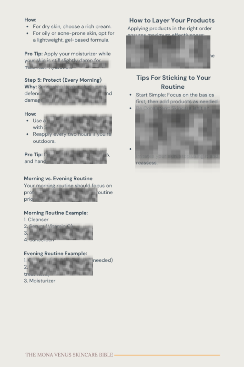 The Skin Guide (INSTANT DOWNLOAD)