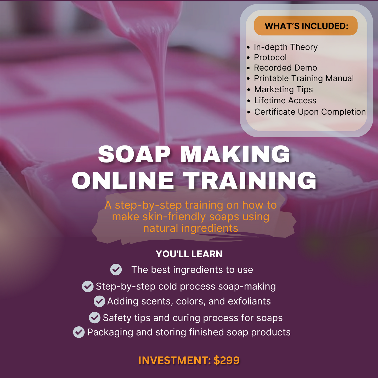 Soap Making Online Course