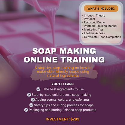 Soap Making Online Course